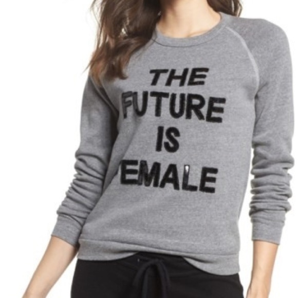 Bow & Drape Tops - Bow and Drape The Future is Female Crewneck EUC S